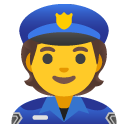 Police Officer emoji, Google, Android 2020