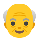 Old Man emoji, Google, Android 2020