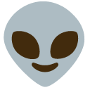 Alien emoji, Google, Android 2020