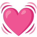 Beating Heart emoji, Google, Android 2020