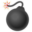 Bomb emoji, Google, Android 2020