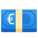 Euro Banknote emoji, Google, Android 2020