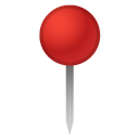 Round Pushpin emoji, Google, Android 2020