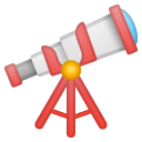 Telescope emoji, Google, Android 2020