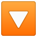 Downwards Button emoji, Google, Android 2020