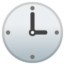 Three O’clock emoji, Google, Android 2020