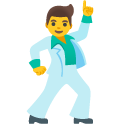 Man Dancing emoji, Google, Android 2020