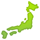 Map of Japan emoji, Google, Android 2020