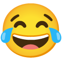 Face with Tears of Joy emoji, Google, Android 2020