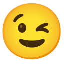 Winking Face emoji, Google, Android 2020