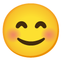 Smiling Face with Smiling Eyes emoji, Google, Android 2020