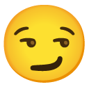 Smirking Face emoji, Google, Android 2020