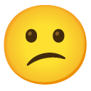 Confused Face emoji, Google, Android 2020