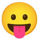 Face with Tongue emoji, Google, Android 2020