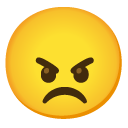 Angry Face emoji, Google, Android 2020