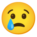Crying Face emoji, Google, Android 2020