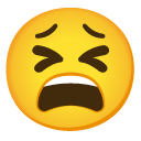 Tired Face emoji, Google, Android 2020