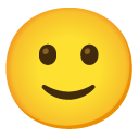 Slightly Smiling Face emoji, Google, Android 2020