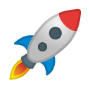 Rocket emoji, Google, Android 2020