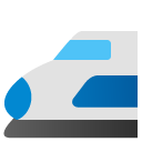 Bullet Train emoji, Google, Android 2020