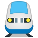 Train emoji, Google, Android 2020