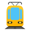 Tram emoji, Google, Android 2020