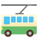 Trolleybus emoji, Google, Android 2020