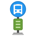 Bus Stop emoji, Google, Android 2020