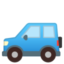 Sport Utility Vehicle emoji, Google, Android 2020