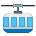 Mountain Cableway emoji, Google, Android 2020
