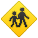 Children Crossing emoji, Google, Android 2020