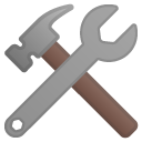 Hammer and Wrench emoji, Google, Android 2020