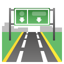 Motorway emoji, Google, Android 2020