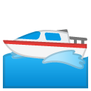 Motor Boat emoji, Google, Android 2020
