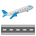 Airplane Departure emoji, Google, Android 2020