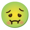 Nauseated Face emoji, Google, Android 2020