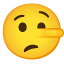 Lying Face emoji, Google, Android 2020