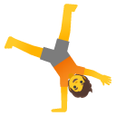 Person Cartwheeling emoji, Google, Android 2020