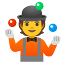 Person Juggling emoji, Google, Android 2020