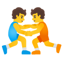 People Wrestling emoji, Google, Android 2020