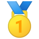 1st Place Medal emoji, Google, Android 2020