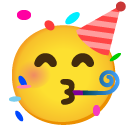 Partying Face emoji, Google, Android 2020