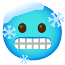 Cold Face emoji, Google, Android 2020