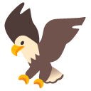Eagle emoji, Google, Android 2020