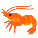 Shrimp emoji, Google, Android 2020