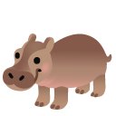 Hippopotamus emoji, Google, Android 2020