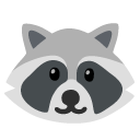 Raccoon emoji, Google, Android 2020