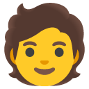 Person emoji, Google, Android 2020