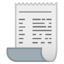 Receipt emoji, Google, Android 2020