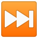 Next Track Button emoji, Google, Android 2020